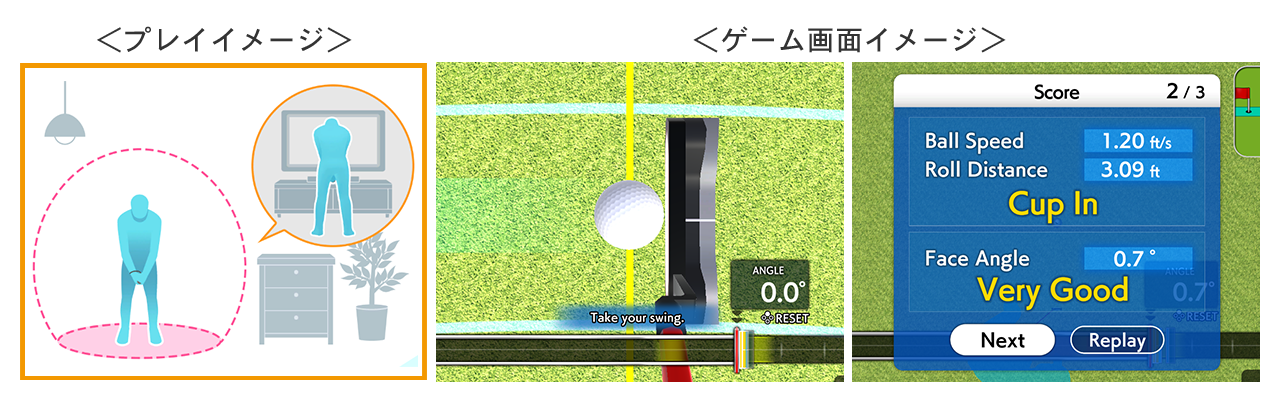 「おうちでゴルフ練習 パターうまくな~る!」海外版発売のお知らせ2